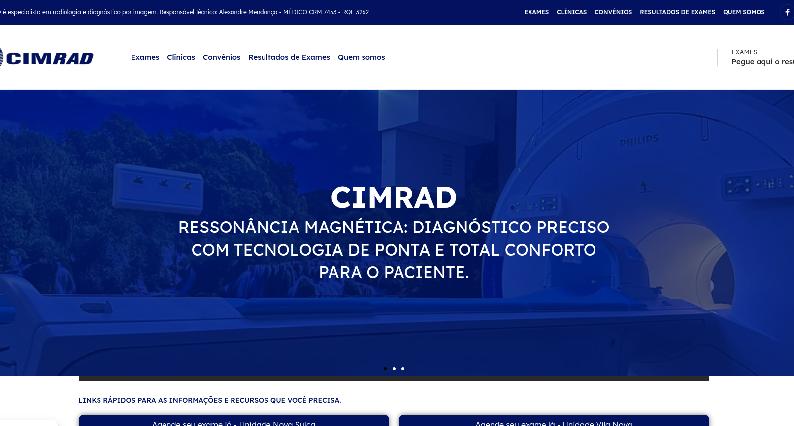 CIMRAD - Clínica de imagem